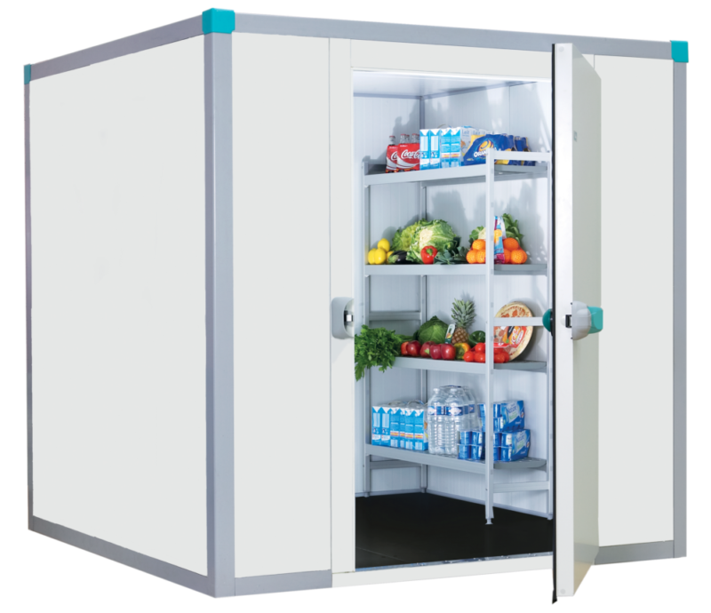 Cámara frigorífica: puerta abierta