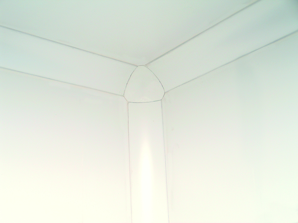 Isothermal enclosure accessories - PVC corner fillet 