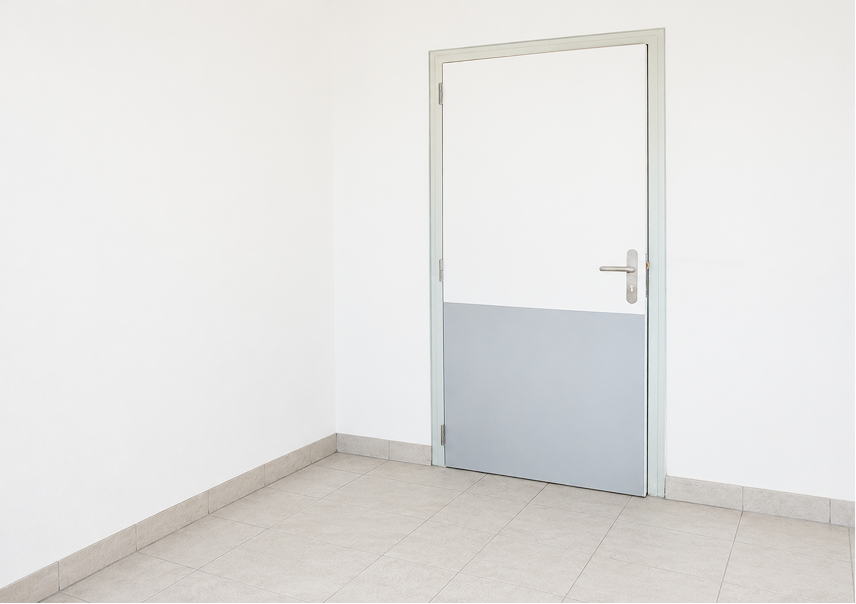 destaque de portas de serviço